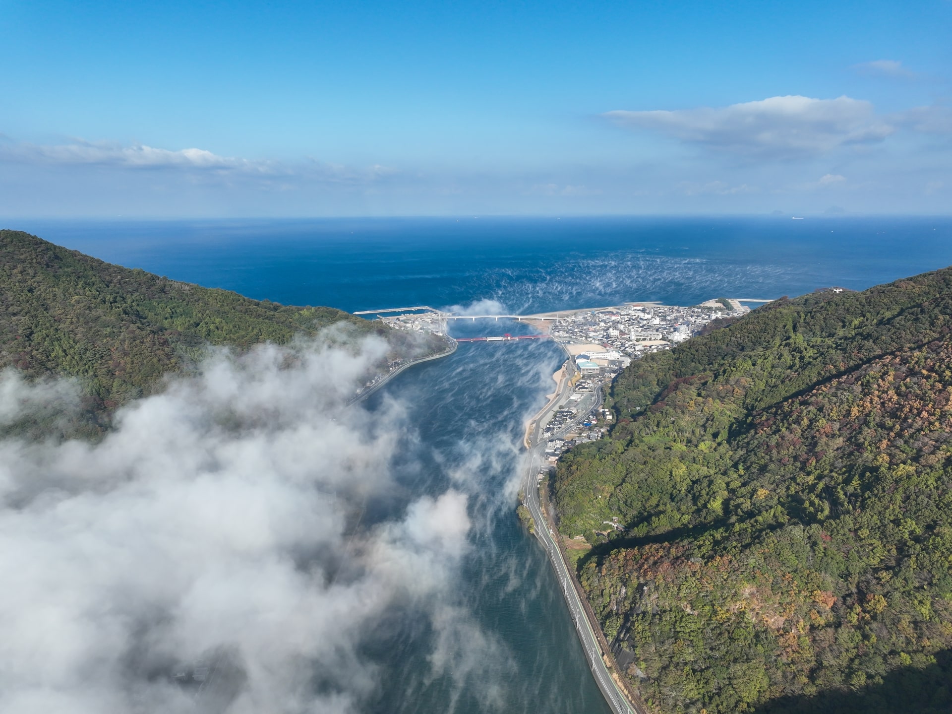 国産ドローンSOTENが撮影した街並みの空撮