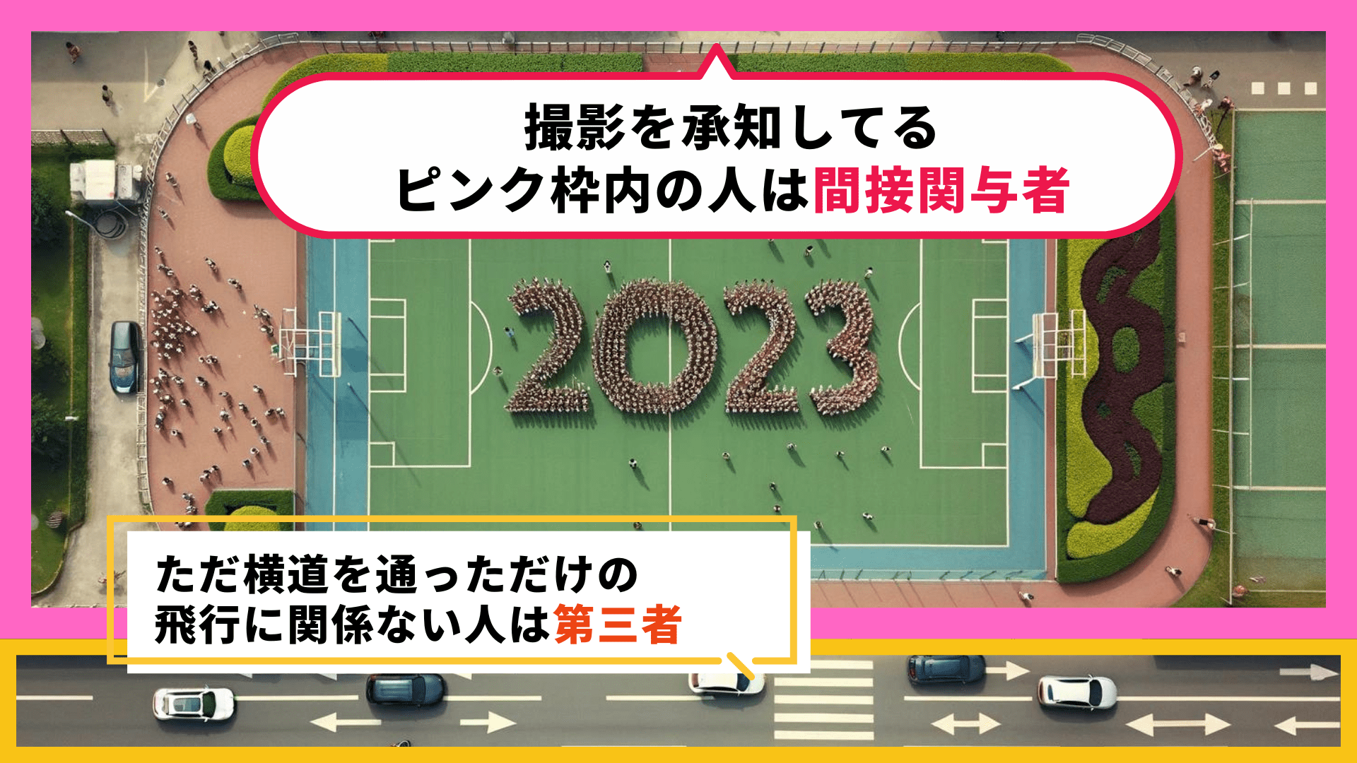 ドローン操縦者が勘違いしがちな関連法律の疑問を説明した図解